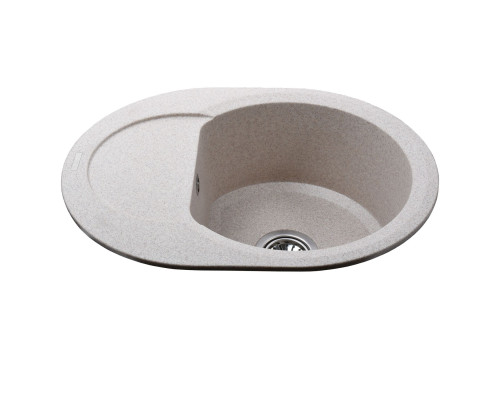 Гранітна мийка Globus Lux MORAINE мигдаль 600х470мм-А0008