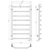 Рушникосушарка UNIO LS ЕU 900-500-8  Драбинка Скоба електро