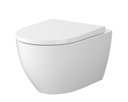 CET В875 ZEN PRO STREAM ON овальний з дюропластовим сидінням LARGA SLIM WRAP з плавним закриванням