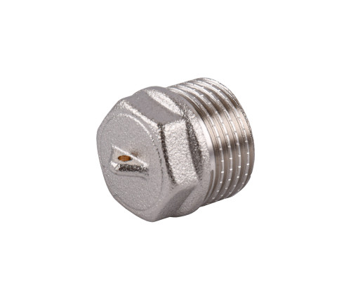 Заглушка 1/2″З нікельована під пломбу NC302P OPTIMUM