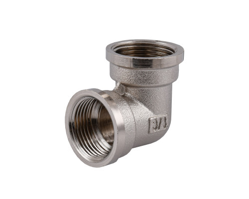 Кутник 3/4″ВВ нікельований NL441S OPTIMUM
