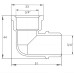 Кутник 3/4″ВЗ нікельований NL443S OPTIMUM