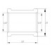 Муфта 1/2″ВВ нікельована NM331L OPTIMUM