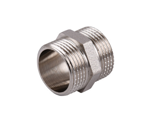 Ніпель 3/4″ЗЗ нікельований під прокладку NN442G OPTIMUM