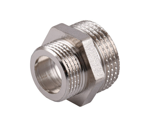 Ніпель редукційний 1″х3/4″ЗЗ нікельований під прокладку NN542G OPTIMUM