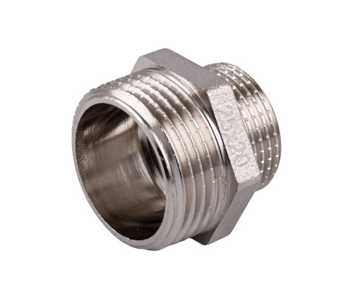 Ніпель редукційний 1″х3/4″ЗЗ нікельований під прокладку NN542G OPTIMUM