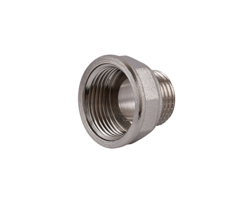 Перехідник редукційний 3/4″х1/2″ВЗ нікельований восьмигранний NK433O OPTIMUM