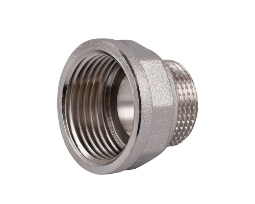 Перехідник редукційний 1″х3/4″ВЗ нікельований восьмигранний NK543O OPTIMUM