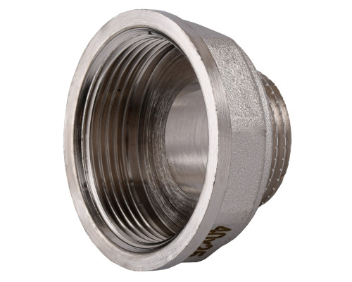 Перехідник редукційний 1 1/2″х1″ВЗ нікельований восьмигранний NK753O OPTIMUM