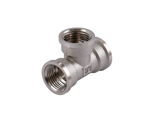 Трійник 1/2″ВВВ нікельований NT331S OPTIMUM