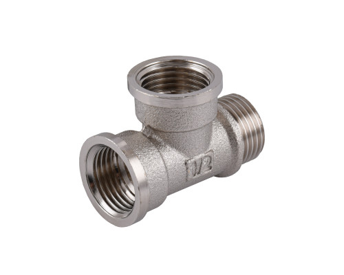 Трійник 1/2″ВВЗ нікельований NT334S OPTIMUM