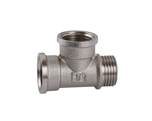 Трійник 1/2″ВВЗ нікельований NT334S OPTIMUM