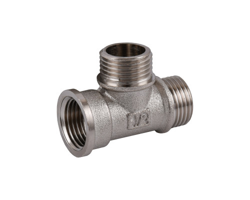 Трійник 1/2″ВЗЗ нікельований NT335S OPTIMUM