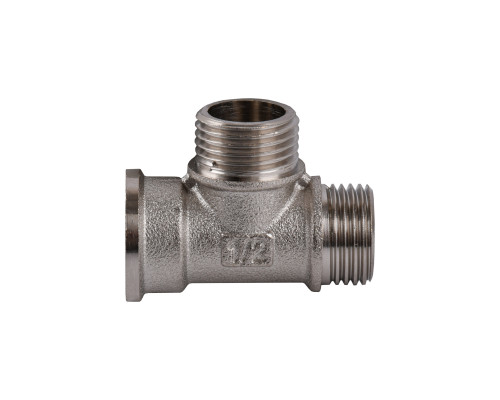 Трійник 1/2″ВЗЗ нікельований NT335S OPTIMUM