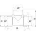 Трійник 1/2″ВЗЗ нікельований NT335S OPTIMUM