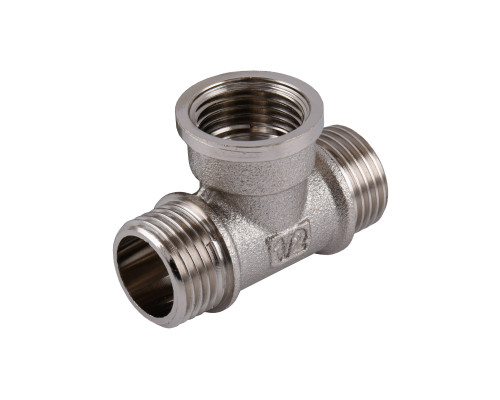 Трійник 1/2″ЗВЗ нікельований NT337S OPTIMUM