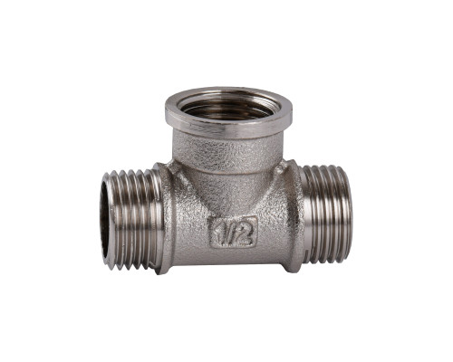Трійник 1/2″ЗВЗ нікельований NT337S OPTIMUM
