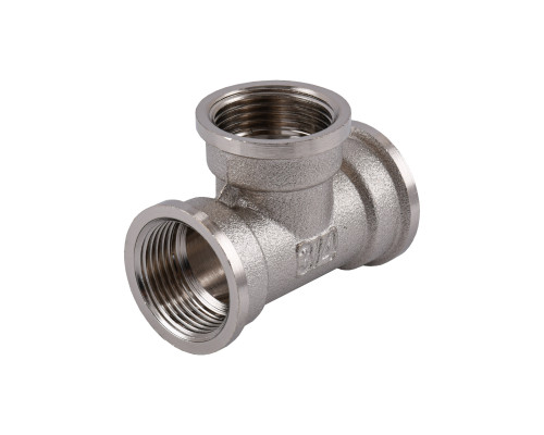 Трійник 3/4″ВВВ нікельований NT441S OPTIMUM