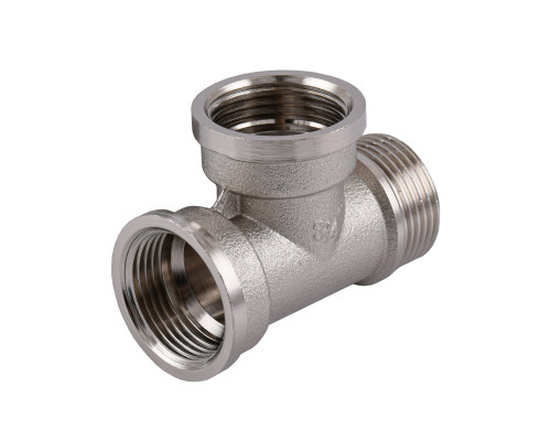 Трійник 3/4″ВВЗ нікельований NT444S OPTIMUM