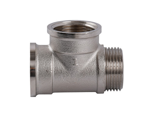 Трійник 1″ВВЗ нікельований NT554S OPTIMUM