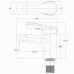 Змішувач для умивальника Globus Lux Solly GLSO-0401HL