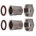Комплект штуцерів 1″х3/4″ВЗ нікельований NU543B OPTIMUM