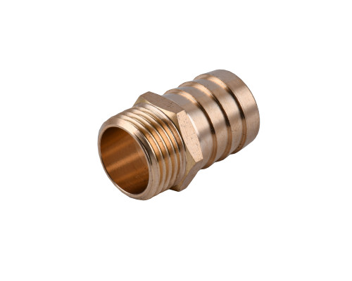 Штуцер  1/2″З 20мм латунний LU3J2S OPTIMUM