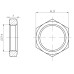 Контргайка  1/2″В латунна LG331L OPTIMUM