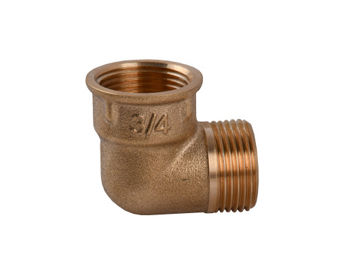 Кутник 3/4″ВЗ латунний LL443S OPTIMUM