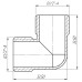Кутник 1/2″ЗЗ латунний LL332S OPTIMUM