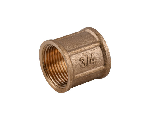 Муфта 3/4″ВВ латунна LM441S OPTIMUM