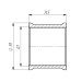 Муфта 1″ВВ латунна LM551S OPTIMUM