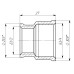 Муфта редукційна 3/4″х1/2″ВВ латунна  LM431S OPTIMUM