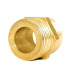 Ніпель 1/2″ЗЗ латунний під прокладку LN332G OPTIMUM