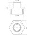 Ніпель редукційний 1″х1/2″ЗЗ латунний LN532S OPTIMUM