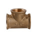Трійник 3/4″ВВВ латунний LT441S OPTIMUM
