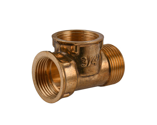 Трійник 3/4″ВВЗ латунний LT444S OPTIMUM