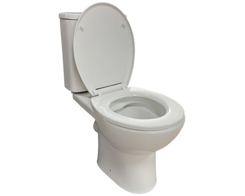 КОМПАКТ PRIMA B нижн., гориз безобідковий з поліпропіленовим сидінням SOFT-CLOSE CT-PHB-PP
