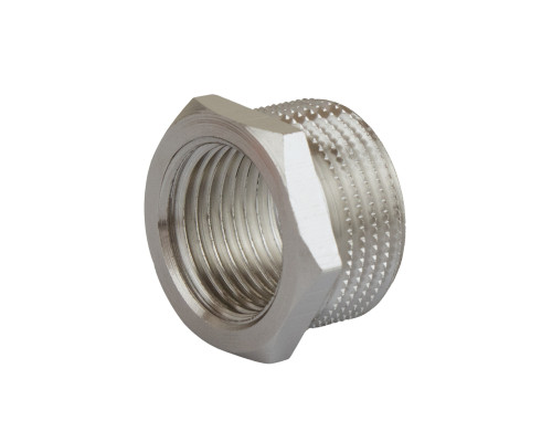Футорка 3/4″х1/2″ЗВ нікельована А07002А(нк)