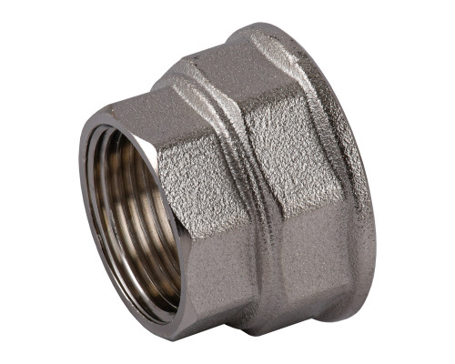 Муфта редукційна 1 1/2″х1″ВВ нікельована восьмигранна NM751O OPTIMUM
