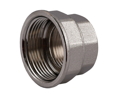 Муфта редукційна 1 1/2″х1″ВВ нікельована восьмигранна NM751O OPTIMUM