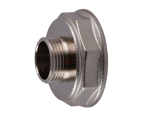 Перехідник редукційний 2″х1″ВЗ нікельований восьмигранний NK853O OPTIMUM