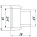 Перехідник редукційний 3/4″х1/2″ВЗ нержавіючий SK433S OPTIMUM