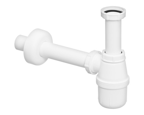 Сифон для раковини VIEGA 1 1/2″х1 1/2″ пластик білий бутил. б/г 119270