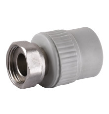 Муфта з накидною гайкою Vsplast PPR ф20х1/2″ **  2018