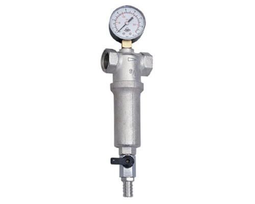 Фільтр з краном та манометром SOLOMON   3/4″  NV - 5024