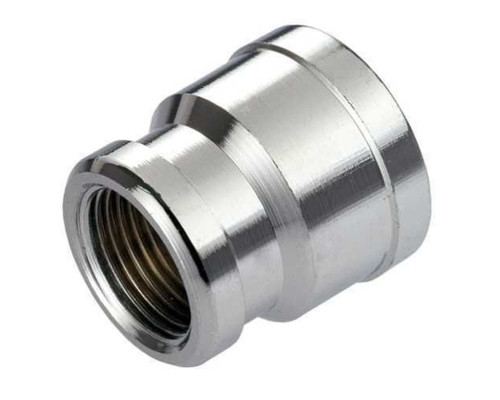 Муфта перехідна SOLOMON 1/2″х3/8″ ВВ хром 8203