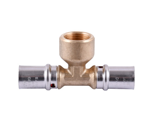 Трійник із внутрішньою різьбою прес APE ITALY AP 132 16х1/2″х16