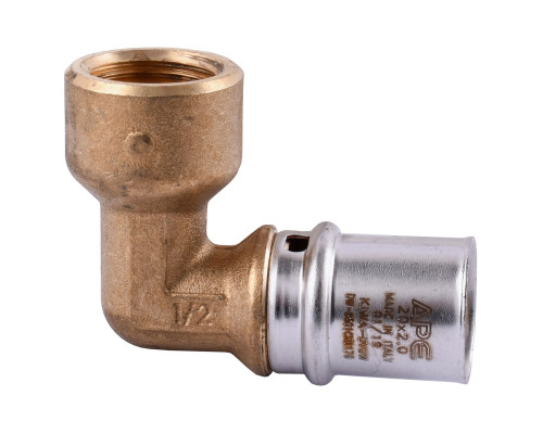 Кутник із внутрішньою різьбою прес APE ITALY AP 152 1/2″х20