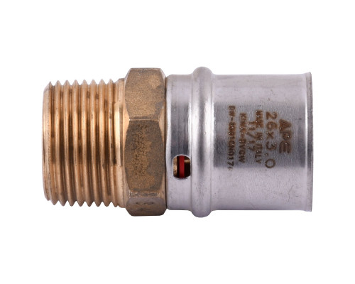Муфта із зовнішньою різьбою прес APE ITALY AP 101 3/4″х26